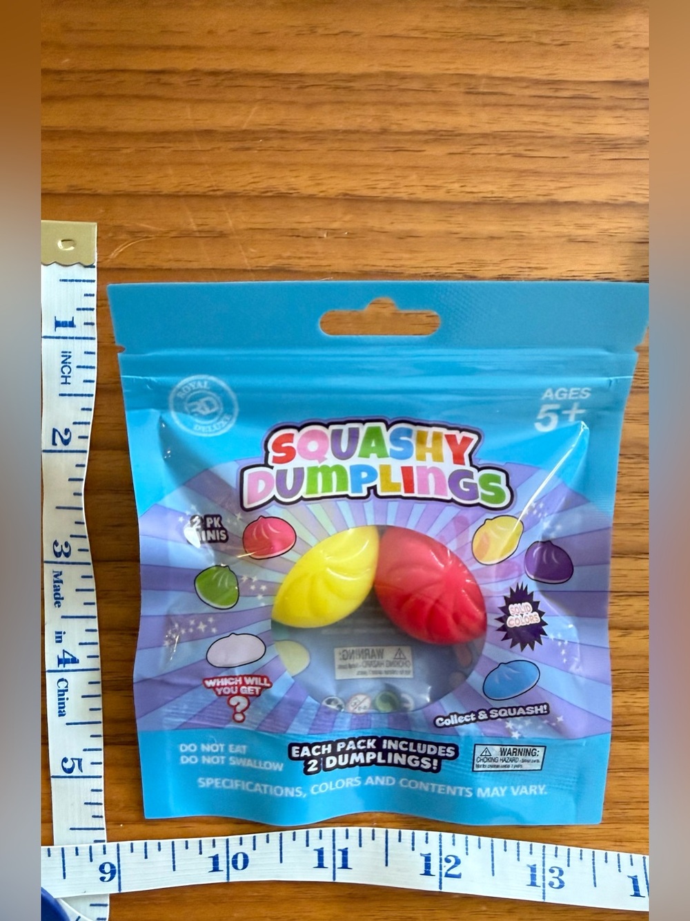 Squashy Dumplings 2-Pack - Yellow & Red